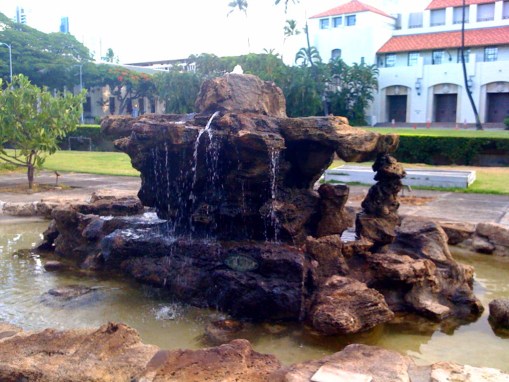 Kawaiahao fountain Kawaiahao fountain