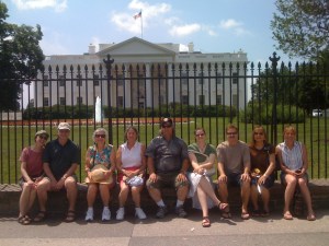 Some of my hanai family in the summer of 2008 in Washington, D. C., the year our mom Ivalee received the Jefferson Award.
