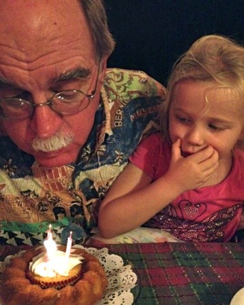 "Now make a wish and blow out the candles!"