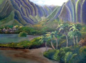 "Heeia," 24" x 18" oil on canvas