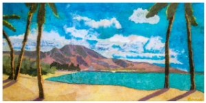 Mount Kaala from Haleiwa Beach