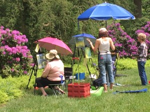 Plein air painters enjoy lots of subject matter